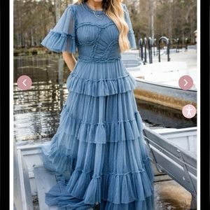 Ivy city Co. Dress, Slate blue, size 3x